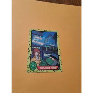 1989 Topps TMNT Our Kinda Town Trading Card 32 Teenage Mutant Ninja
